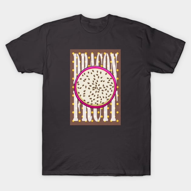 Dragonfruit retro Poster T-Shirt by Art by Angele G